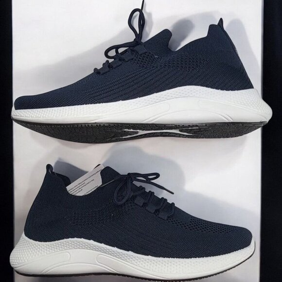 Members Only Light Weight Breathable Cross Trainers Cushioned Sole Navy NEW 10M - Picture 5 of 8